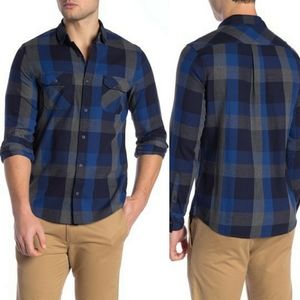 WALLIN & BROS Plaid Long Sleeve Flannel Shirt